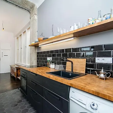 Floor Industrial With A River View 아파트 프라하