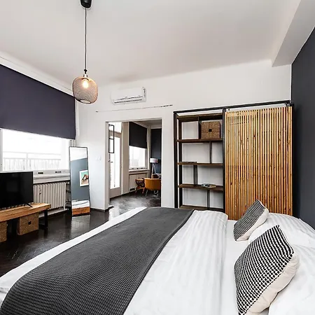 Apartman Floor Industrial With A River View Prága